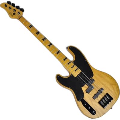 Schecter Model-T Session LH bass in Aged Natural Satin image 1