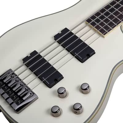 Schecter Blackjack ATX C-5 5 String Bass Guitar, Aged White AWHT NEW image 6
