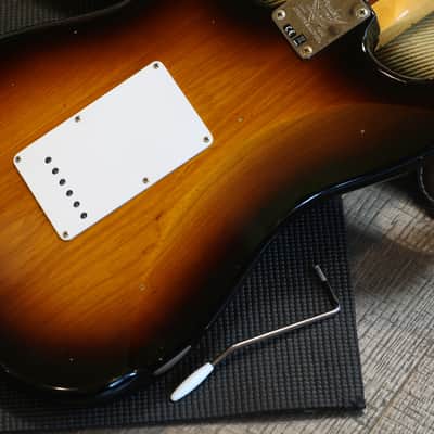 Minty! 2024 Fender Custom Shop 1954 70th Anniversary Limited Edition Stratocaster Electric Guitar Relic Sunburst + COA OHSC image 18
