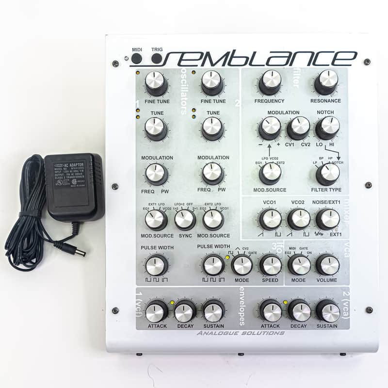 Analogue Solutions SEMblance Analog Synthesizer with Power Supply image 1