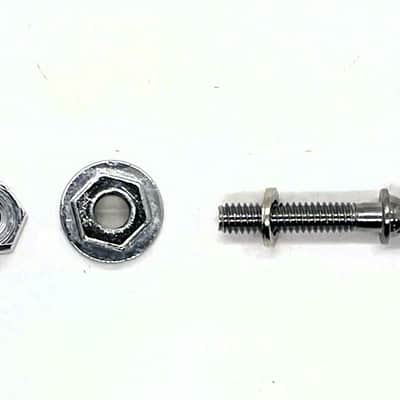 Ludwig P-1988 Hex Nut Insert, P-1986 Hex Bushing and Drum Key Bolt w/Washer NOS - OPEN BOX image 3