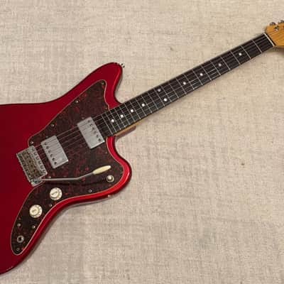 1997 Squier Jagmaster Vista Series Candy Apple Red 24" Scale 1st Issue MIJ Japan image 2