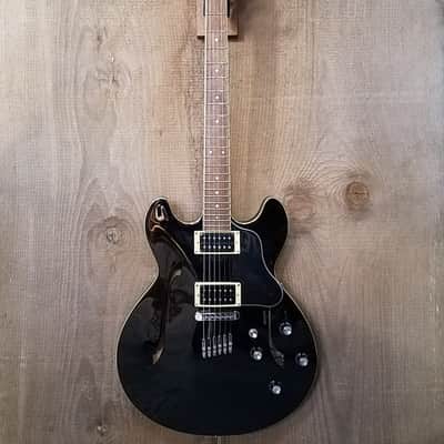 Yamaha SA500 Semi-Hollow 335 Style Electric Guitar Black 2005-2007 image 1