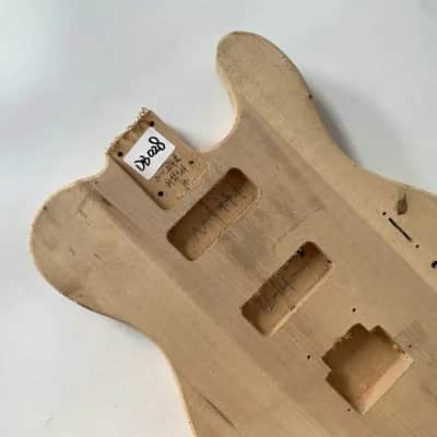 Solid Basswood Telecaster Tele Style Unfinished Guitar Body with P90s Pickup image 2