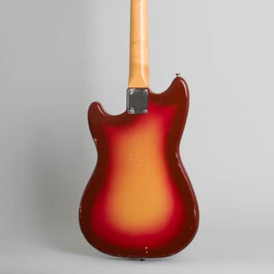 Fender  Duo-Sonic Solid Body Electric Guitar (1963), ser. #83001, original brown hard shell case. image 2