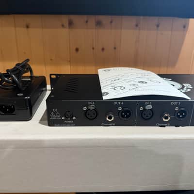 Black Lion Audio B12A Quad 4-Channel Microphone Preamp 2019 - 2020 - Black image 5