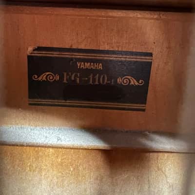 Used Yamaha Acoustic Guitar FG-110 w/ Signatures, Signed, and Autographed by The Kingsmen, Brenda Lee, and MORE!! image 9