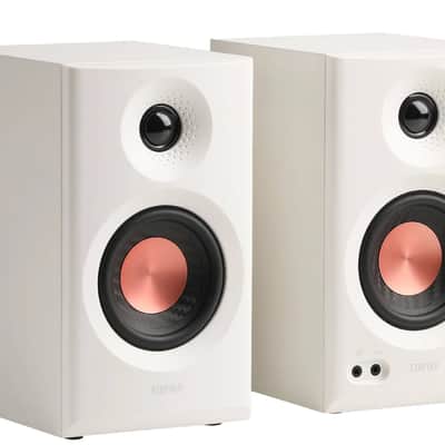 Audio-Technica AT-LP3XBT-White Automatic Belt Drive Turntable Package with Edifier MR3 Bluetooth image 8