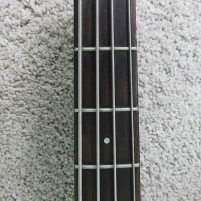 Vintage 1980s Hohner Hondo Cort Alien Headless Bass Guitar Black Clean Kramer Duke Clone image 9