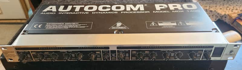 Behringer Autocom Pro MDX1400 Compressor / Limiter 2000s - Black / Silver image 1