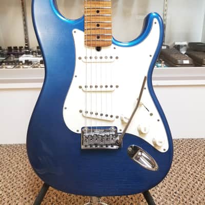 used 2019 Suhr Classic S Antique Custom with Roasted Flame Maple Neck in Lake Placid Blue, Very Good Condition with Gig Bag image 5