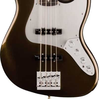 Fender American Ultra II Jazz Bass, Ebony Fingerboard, Texas Tea imagen 1