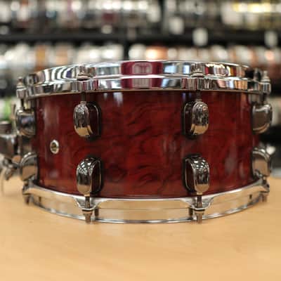 Pre-Owned Tama S.L.P. 6x14" G-Bubinga Snare Drum 12-Ply LGB146NQB (Natural Quilted Bubinga) image 7