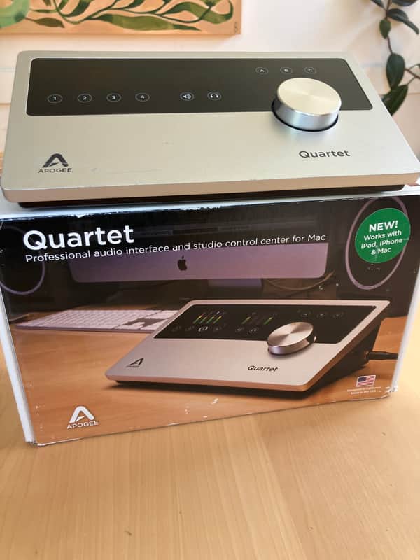 Apogee Quartet USB Audio Interface 2010s - Silver image 1