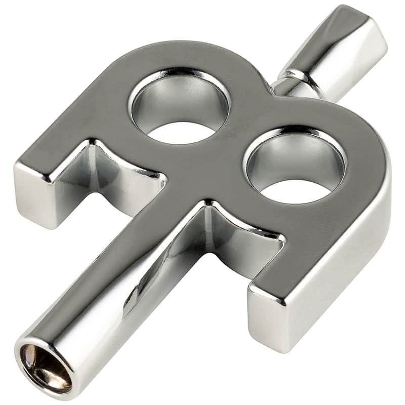 Meinl SB500 Stick & Brush Kinetic Drum Key Chrome image 1