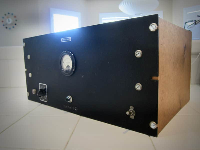 Western Electric Tube Vintage Amp Mono Power Amp Super Rare (2) Raytheon 2A3s Circa-1940s-Black Face Wooden Sides image 1