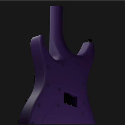 Enya Smart Electric Guitar Inspire Purple Black 39" Smart Electric Carbon Fiber Guitar with 15W Wireless Speaker, 20 Distinct Tones Onboard Built in Effects Presets Charging Cable Adjusting Wrench Gig Bag image 4