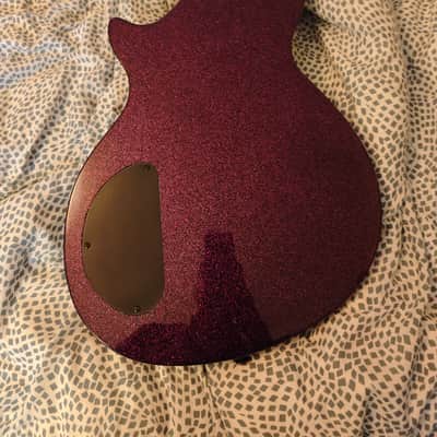 ESP LTD PS-1000 Xtone - Purple Sparkle Semi hollow single Cut with Wilkinson Humbucker guitar ec 1000 image 3