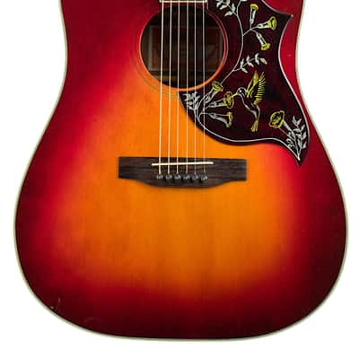 1980 Gibson Hummingbird Cherry Sunburst #82620003 image 3