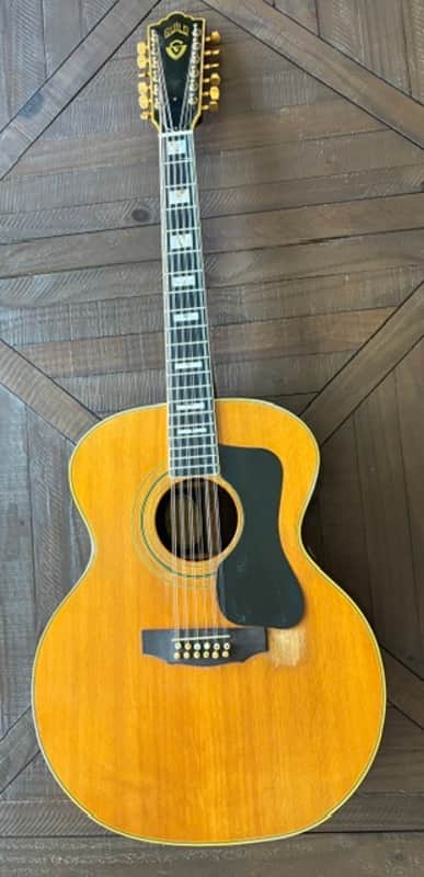 Guild F-512 Acoustic 12 String - 1975 - Natural - Original Case image 1