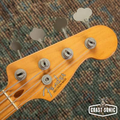 1995 Fender American Vintage Reissue '57 Precision P Bass AVRI Dimarzio w/case image 11