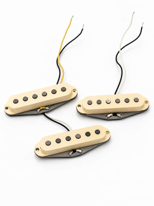 Fender Vintera ‘60s Stratocaster Pickup Set 2020s - Aged White image 1