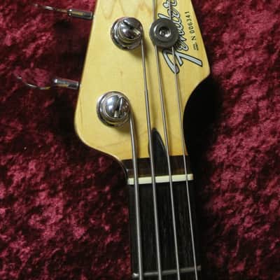Fender JP-90 1990 Red Bass image 9