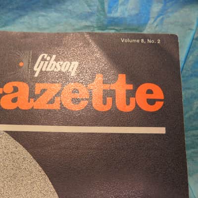 vintage 1968 Gibson Gazette catalog periodical Volume 8 No 2 Les Paul model reintroduction Barney Kessel artists gallery Larry Coryell paper case candy image 12