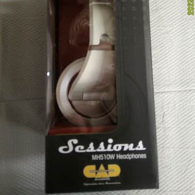 CAD MH510W "Sessions" Professional Closed-Back Studio Headphones 2010s - White/Red image 4