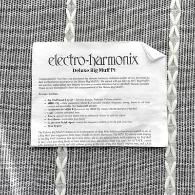 Electro-Harmonix Deluxe Big Muff Pi, with manual image 7
