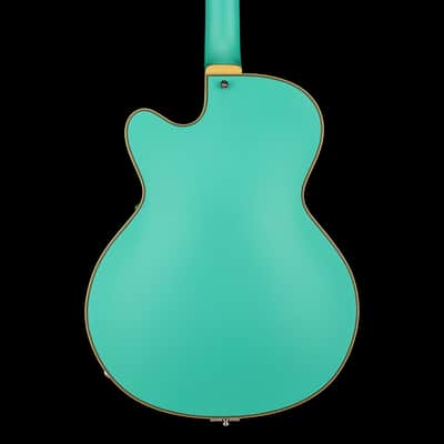 Mint D'Angelico Deluxe 175 LE - Matte Surf Green #03194 image 4