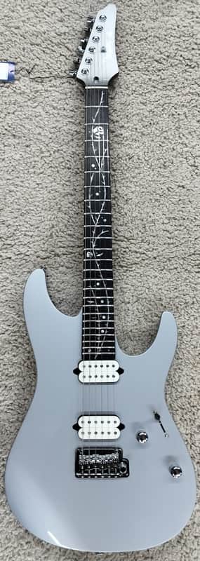Mint Ibanez Model TOD10 Tim Henson Signature Electric Guitar, Classic Silver w/Bag image 1