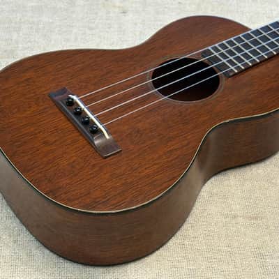 Vintage Martin 1T Mahogany Tenor Ukelele Nazareth, PA 1940’s-1950’s + Chipboard Case image 9
