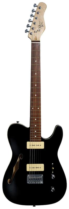 Michael Kelly 59 Thinline Electric Guitar w/ Gloss Black Finish