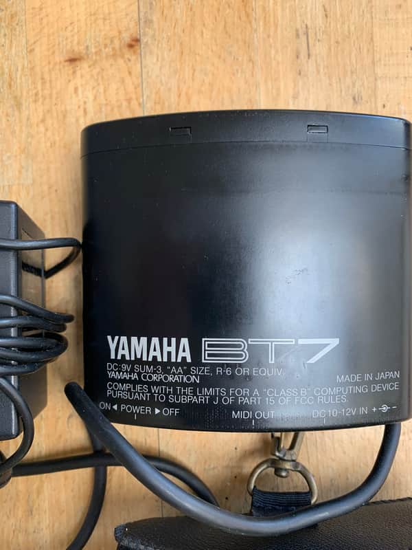 YAMAHA BT7 ウインドシンセサイザー WX用 電源ボックス ヤマハ 送料込 動作確認済 YAMAHA WX11ウインドシンセサイザー BT7 MIDI