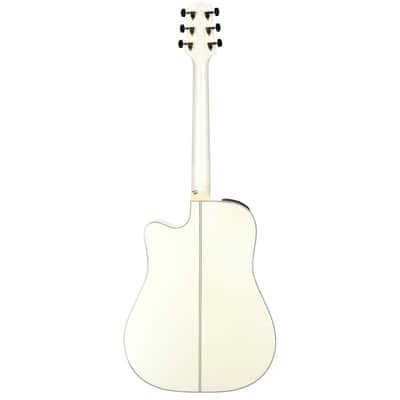 Takamine GD37CE Acoustic-Electric Guitar (with Gig Bag), Pearl White image 3
