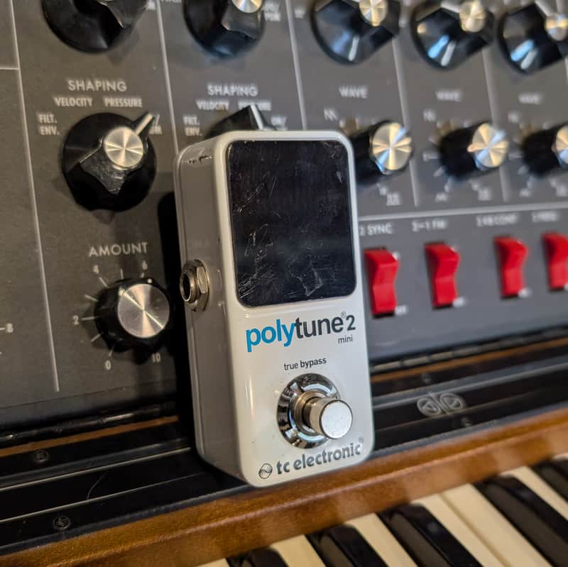 ギター POLYTUNE 2 MINI tc electronic TC Electronic POLYTUNE 2 MINI NOIR - ProPlugin