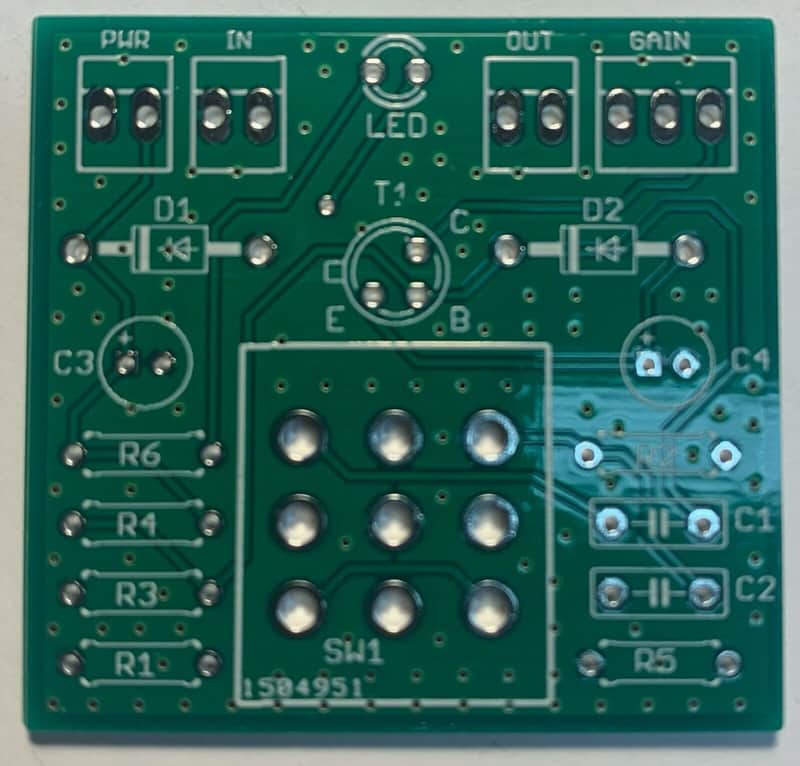 Dallas Rangemaster Treble Booster Overdrive Clone Guitar Effect Pedal DIY PCB image 1