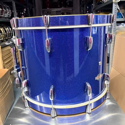 Pearl Masters birch BLX Bassdrum - #Navy sparkle blue image 11