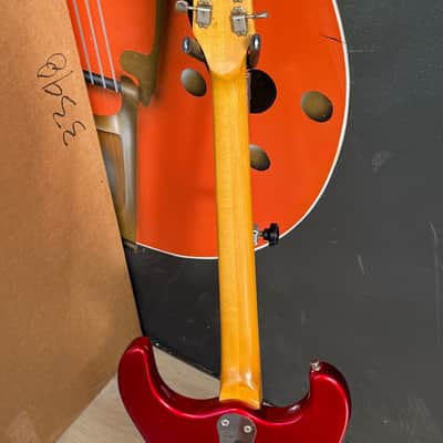 Mosrite Ventures Guitar 1965 - crazy rare & clean Candy Apple Red Metallic example ready for your collection. image 9