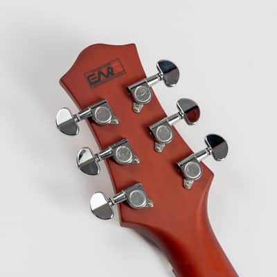 Eart EGLP-610, Roasted Mahogany Solid Body, 3-Way Switch 1 Tone 1 Volume,22 Stainless Steel Frets, Honey Tea image 11