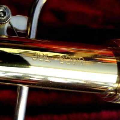 Jupiter TENOR POSAUNE 636RL Bb/F mit Quartventil,Goldmessing+Mundstück+Koffer,kraftvoller SOUND gold image 7