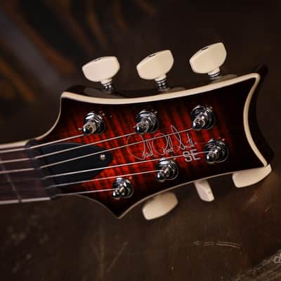 PRS SE Hollowbody I Piezo Orange Tiger Smokeburst image 9