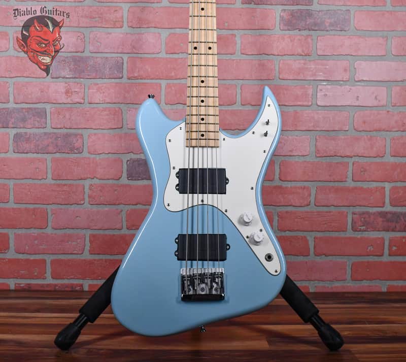 Harney Jupiter Bass One Off Late 80s-90s USA Sonic Blue w/OHSC image 1