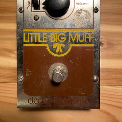 Electro-Harmonix Little Big Muff 1970s - Silver/Brown/Yellow image 1
