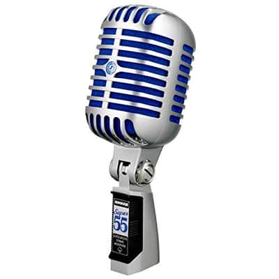 Shure Super55 Deluxe Vocal Vintage Elvis Style Microphone Chrome image 1