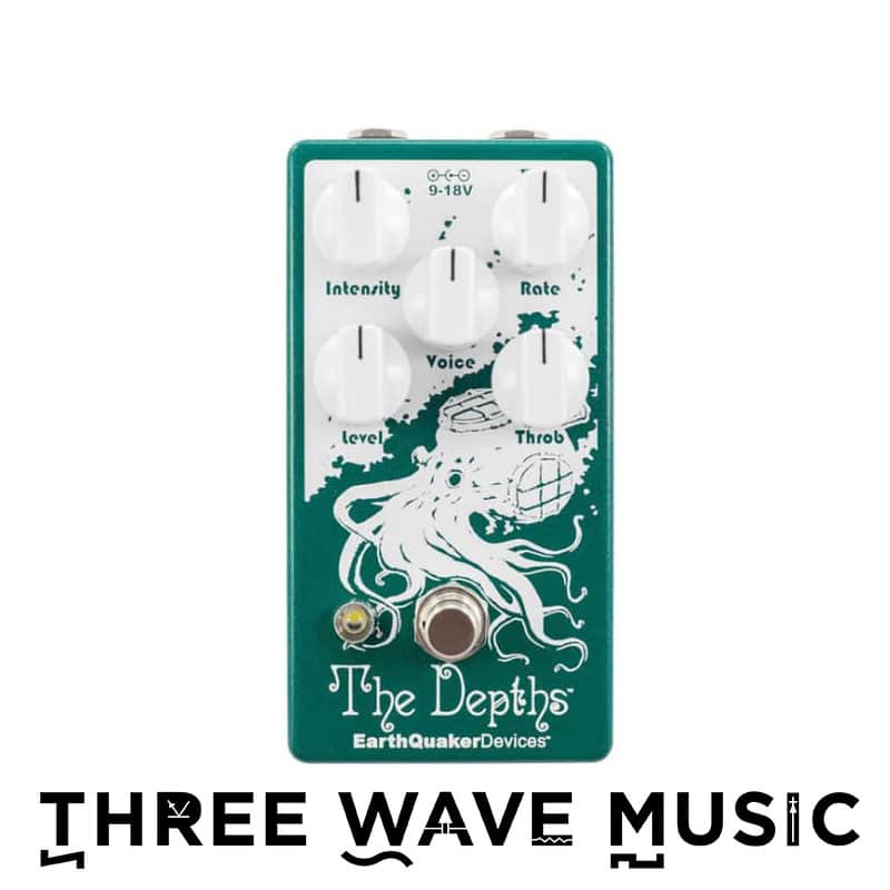 EarthQuaker Devices The Depths V2 - Analog Optical Vibe Machine Pedal  [Three Wave Music] image 1