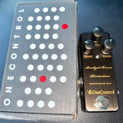 One Control Anodized Brown Distortion | Reverb