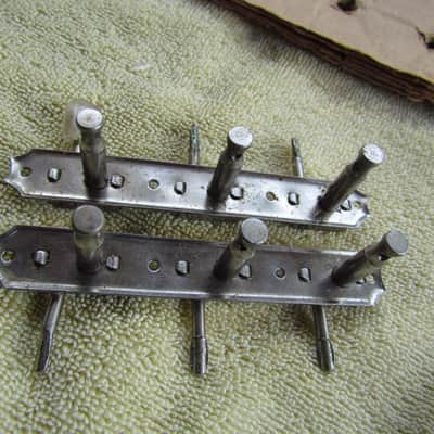 Kluson Single Line 3 On A Strip Tuners NEEDS BUTTONS Fits J-45 Les Paul Jr Vintage Single Line Kluson Tuners For Restoration Or Repair image 2