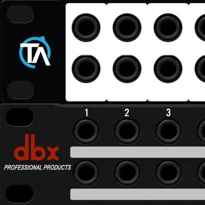 Single - Blank Patch Bay Labels Compatible with DBX PB-48 by Trace Audio image 1